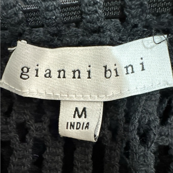 Gianni Bini Black Mesh swim cover - Picture 4 of 4